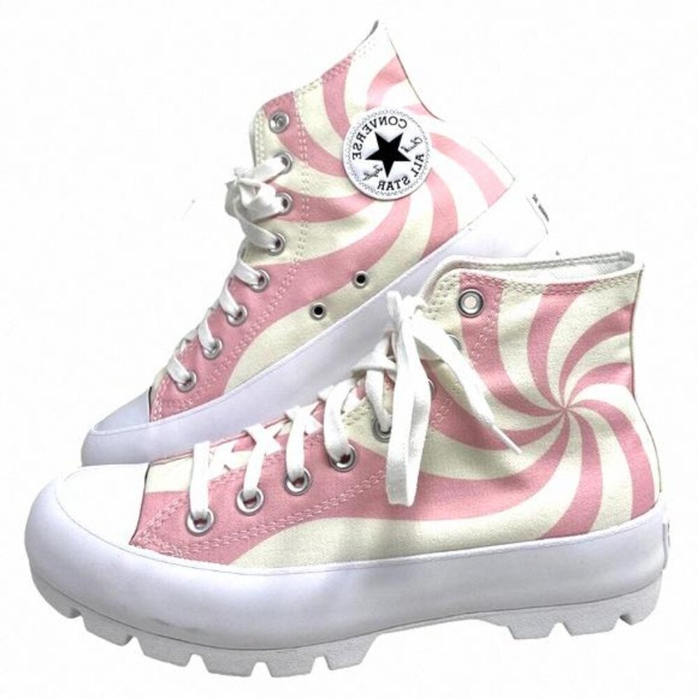 Converse Chuck Taylor Lugged Shoes Skate Women Casual A10016C Canvas Candy Pink